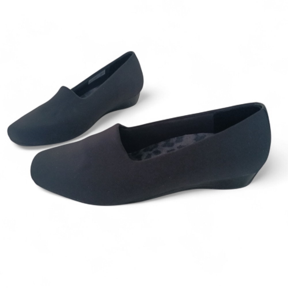 Vionic Flat Slip Ons Women's Size 11 Black 286 Powell OrthaHeel‎ Technology